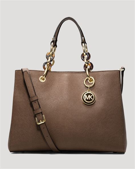 michael kors cynthia medium satchel dark dune|Michael Kors Cynthia Medium Satchel .